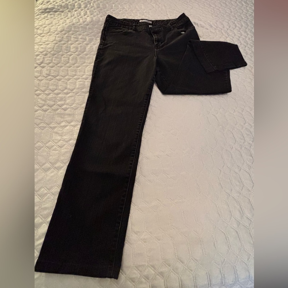 Chico's Classic Black Straight Leg Jeans